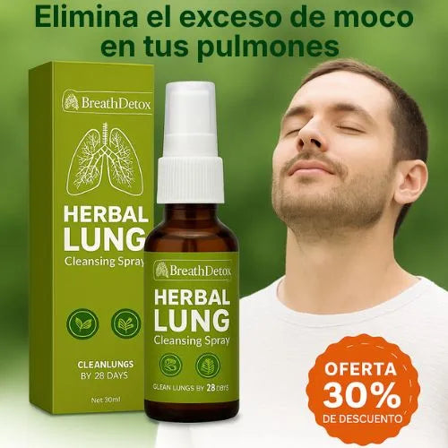 BreathDetox™.Spray bucal para limpiar y apoyar tu sistema respiratorio